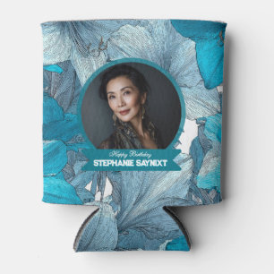 Porta-lata Amarílis Colorida Adulto Aniversário Personalizado