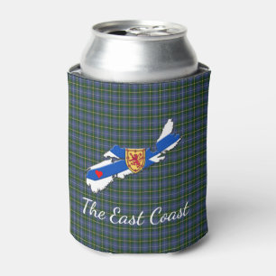 Porta-lata Ame o coração N.S.tartan da costa leste pode