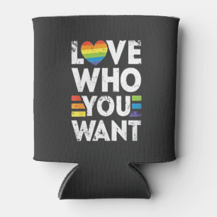 Porta-lata Ame Quem Você Quer O Orgulho LGBT Mês