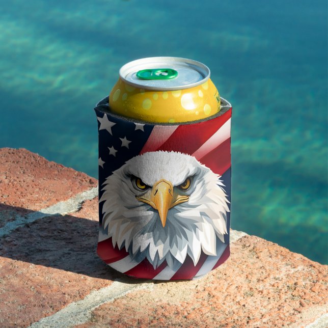 Porta-lata American Eagle, EUA, 4 de julho, (Piscina in situ)