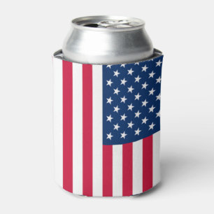 Porta-lata American Flag Can Cooler
