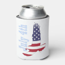 American Flag & Eagle Can Cooler, 4 de julho