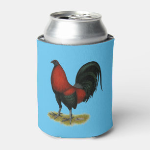 Porta-lata American Game BB Black Red Rooster