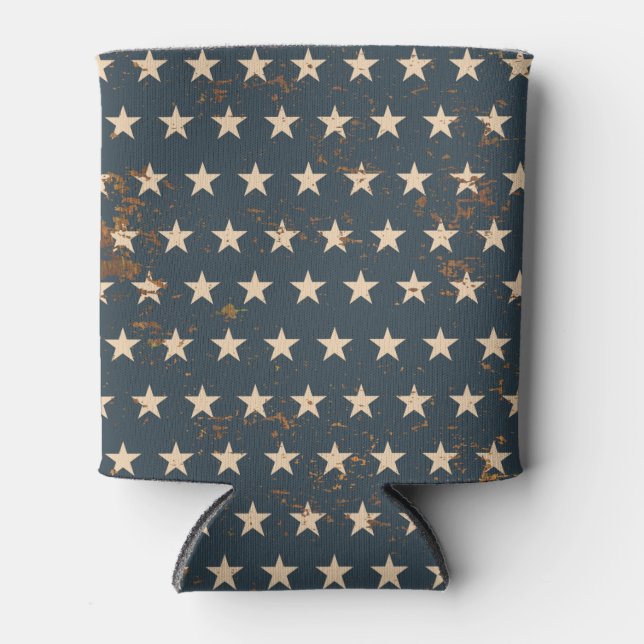 Porta-lata American Old Glory Estrelas de 4 de Julho   (Frente)