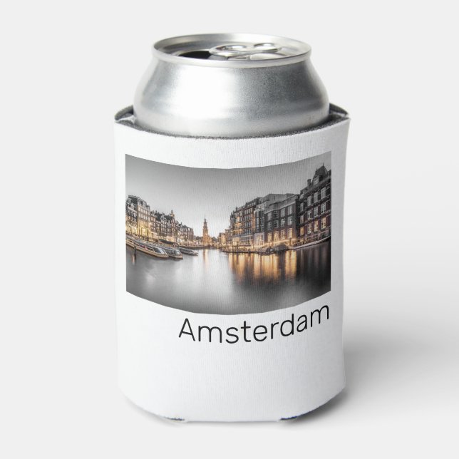 Porta-lata Amesterdã Holanda Souvenir Holandês (Can Front)