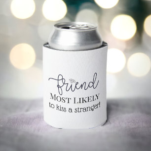 Porta-lata Amiga da Noiva Personalizada Mais Provável Para De