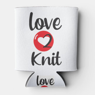 Porta-lata amor 2 Knit
