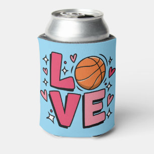 Porta-lata Amor Basquetebol Meninas Mulheres Jogadora de Basq