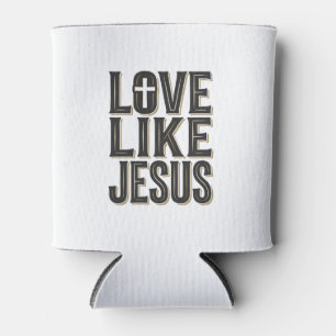 Porta-lata Amor Como Jesus Tipografia Cristã Design_1