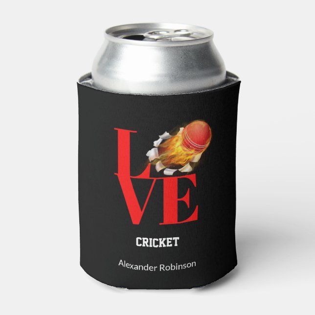 Porta-lata Amor Cricket Personalizado Sports (Can Front)