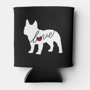 Porta-lata Amor do buldogue francês