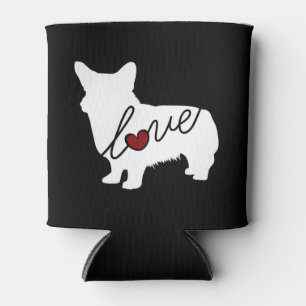 Porta-lata Amor do Corgi de Galês