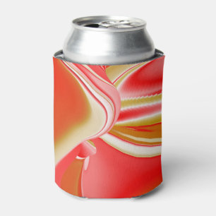 Porta-lata Amor e Abstrato 3D Rainbowart Dourado