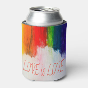 Porta-lata Amor é Orgulho Arco-Íris LBGQT