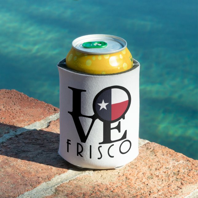 Porta-lata AMOR Frisco, Texas Can Cooler (Piscina in situ)