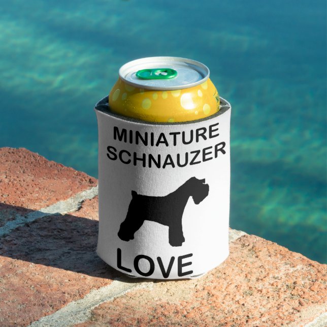 Porta-lata Amor Miniature_Schnauzer (Piscina in situ)