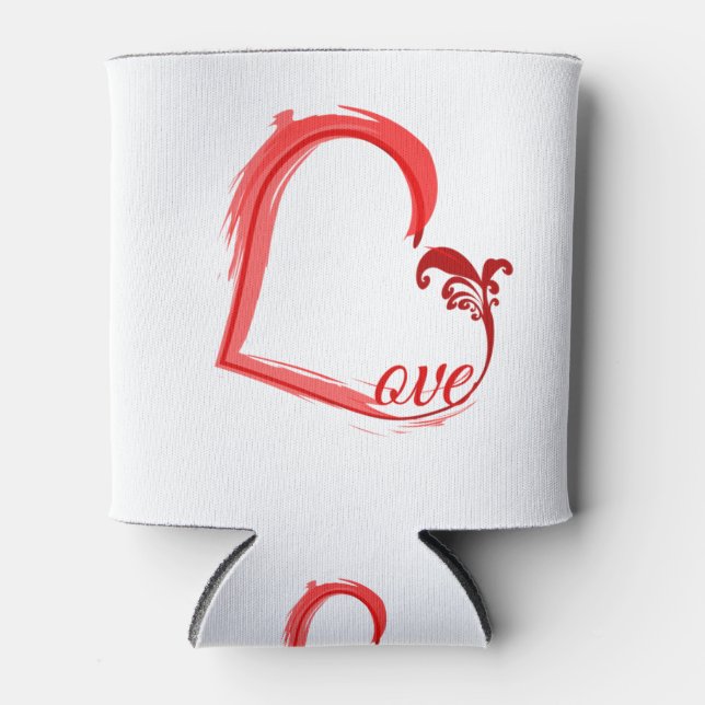 Porta-lata Amor no seu coração (Frente)