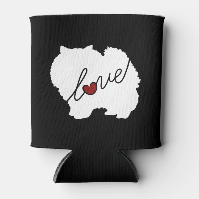 Porta-lata Amor Pomerano (Frente)