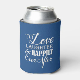 Porta-lata Amor Rir Feliz Após Casamento