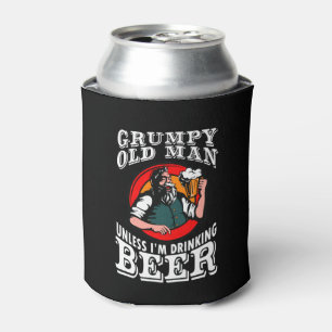 Porta-lata Ancião mal-humorado a menos que cerveja Im bebend