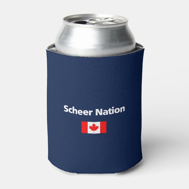 Porta-lata Andrew Scheer Nation Conservador Canada Flag Dark (Can Front)