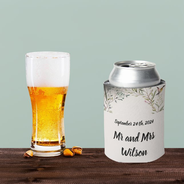 Porta-lata Anel BOHO de Flores e Ramificações (Criador carregado)