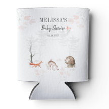 Animais Fofos da Floresta Chá de Bebê