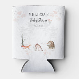 Porta-lata Animais Fofos da Floresta Chá de Bebê Florestal