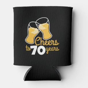 Porta-lata Aniversário aplaude 70 anos Feliz Aniversário Cerv