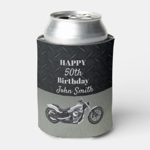 Porta-lata Aniversário da Motocicleta 50º Nome Hobby