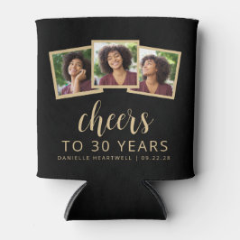 Porta-lata aniversário de 30 anos 3 Foto de torcida de script