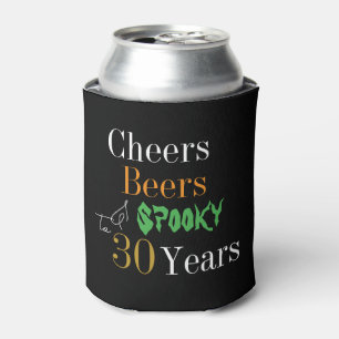 Porta-lata aniversário de 30 anos Halloween Festa de Cervejas