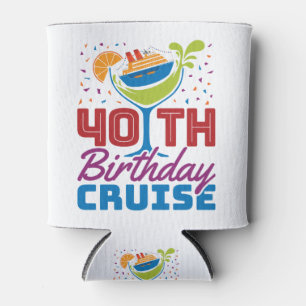 Porta-lata aniversário de 40 anos Cruise