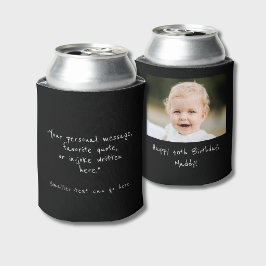 Porta-lata Aniversário de 40 anos foto e citação personalizad