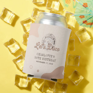 Porta-lata Aniversário de 50 anos Retro Groovy 70s Vamos Disc