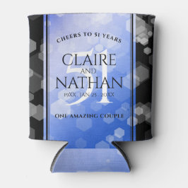 Porta-lata Aniversário de Casamento da rua Elegante 51