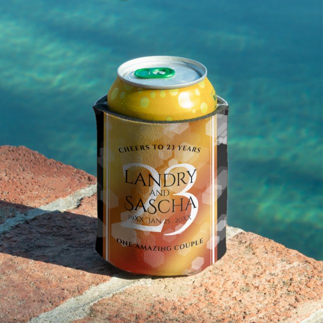 Porta-lata Aniversário de Casamento Imperial Topaz (Piscina in situ)