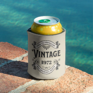 Porta-lata Aniversário de Qualquer Ano Vintage