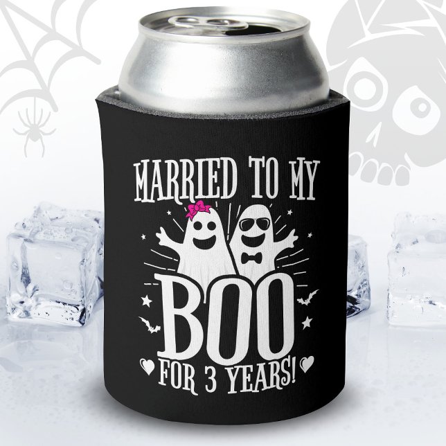 Porta-lata Aniversário do Casamento de Outubro Engraçado 3º A (Criador carregado)