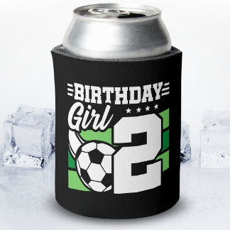 Porta-lata Aniversário do Futebol - Rapariga de 2 anos - segu