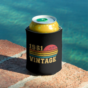 Porta-lata Aniversário Retro Vintage Pôr do Sol 1961