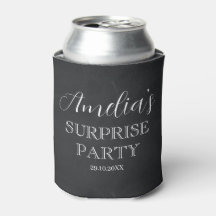 Aniversário Surpresa Preto e Branco