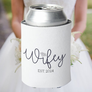Porta-lata Ano de Casamento Personalizado da Esposa / Diamant