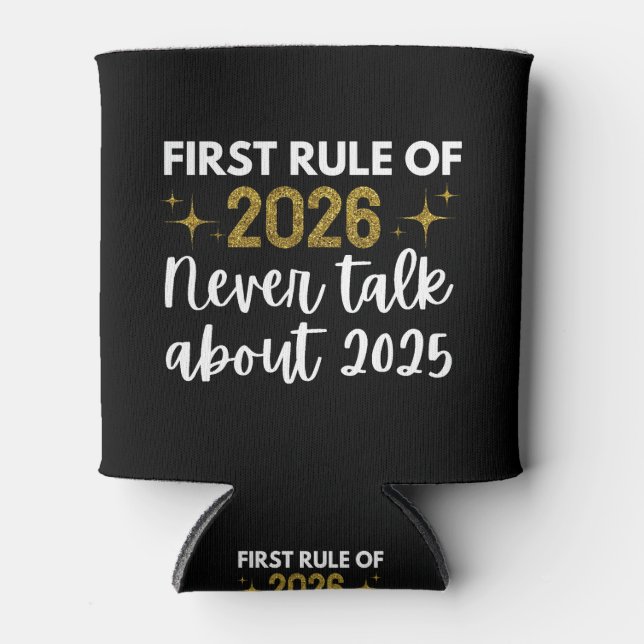 Porta-lata "Ano Novo 2026 Engraçado (Frente)