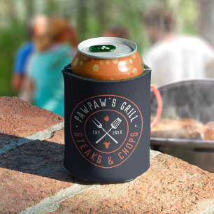 Porta-lata Ano Personalizado do Grill Pawpaw