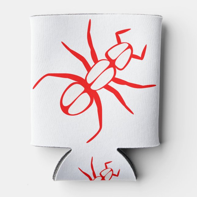 Porta-lata Ant Legs Antennas Red (Frente)
