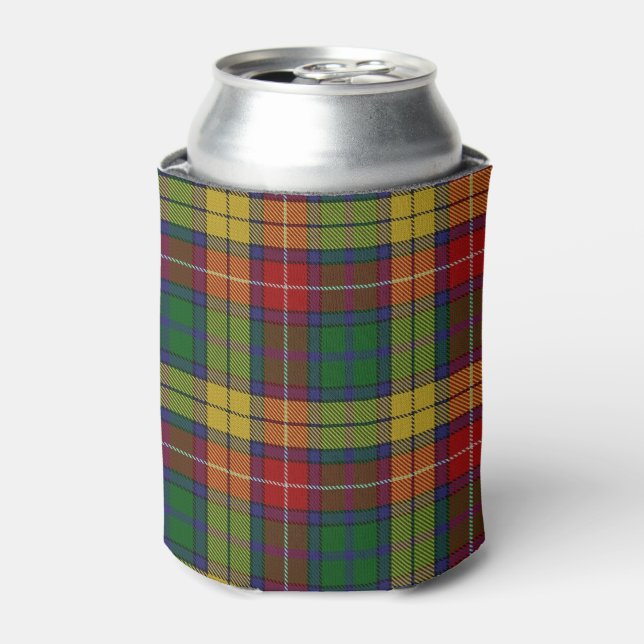 Porta-lata Antigo escocês Clan Buchanan Tartan (Can Front)