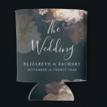 Porta-lata Antique Vintage Casamento Floral Romântico<br><div class="desc">Este design faz parte de uma coleção - por favor contacte-me se necessitar de artigos de papelaria adicionais</div>