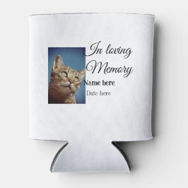 Porta-lata Ao amar a memória memorial keepape adicione nome d