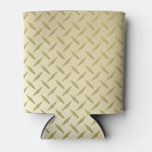 Porta-lata Aparência de Metal Dourado Diamantado